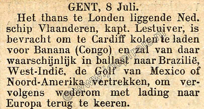 Van Londen naar Banana, Congo